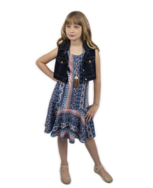 Emerald Sundae Big Girls 3 Piece Dress Set