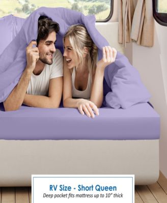 Premier 1800 Series Deep Pocket Bed 4 Piece Sheet Set, RV Queen