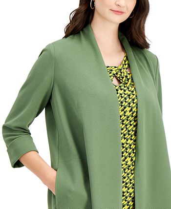 Kasper Petite Open-Front Cardigan - Macy's
