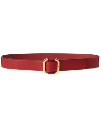 Lauren Ralph Lauren - Slide-Buckle Leather Belt