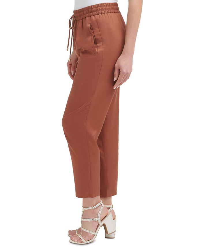 DKNY Petite Drawstring Ankle Pants Macy's
