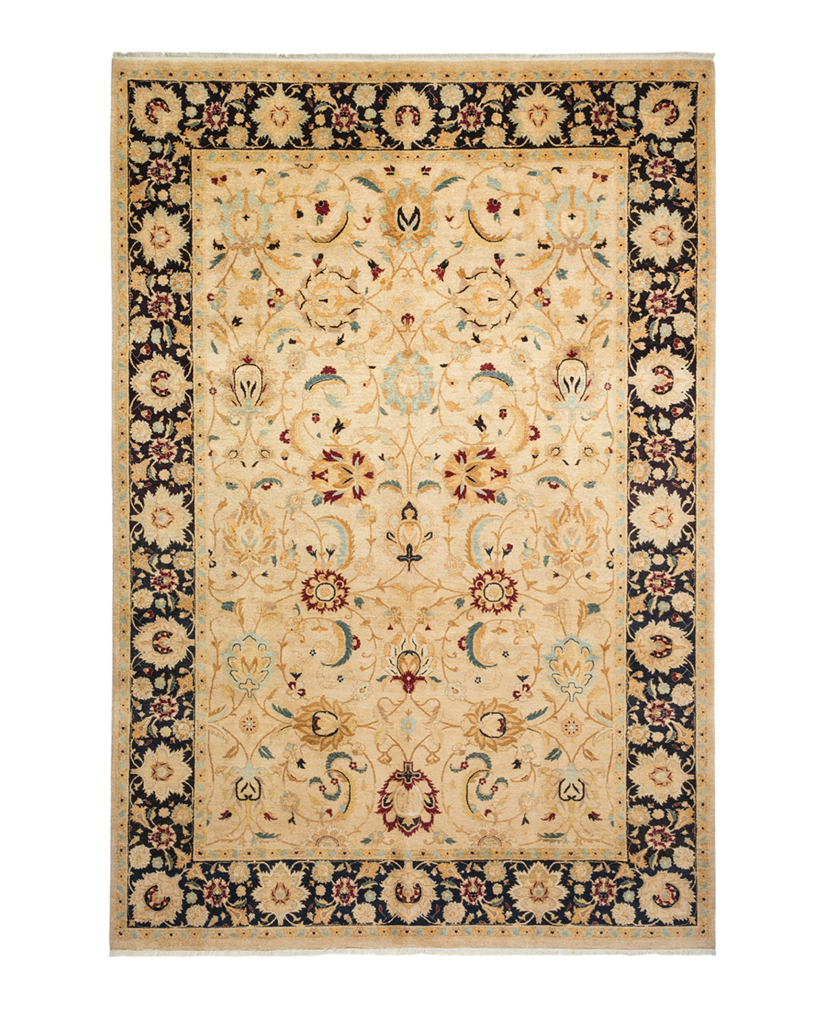 Closeout! Adorn Hand Woven Rugs Mogul M1450 6'2in x 9' Rectangle Area Rug - Sand