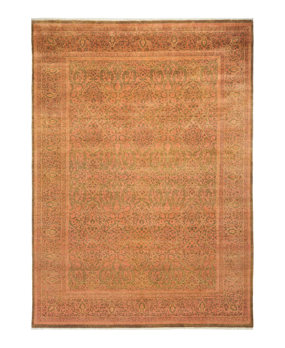 Closeout! Adorn Hand Woven Rugs Mogul M1749 6'4in x 8'10in Area Rug - Gold-Tone