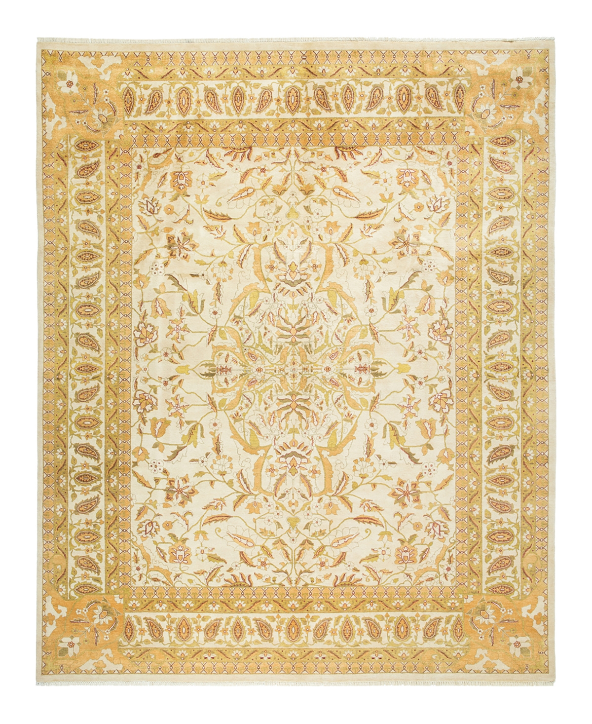 Closeout! Adorn Hand Woven Rugs Mogul M1403 8'1in x 10'3in Area Rug - Ivory