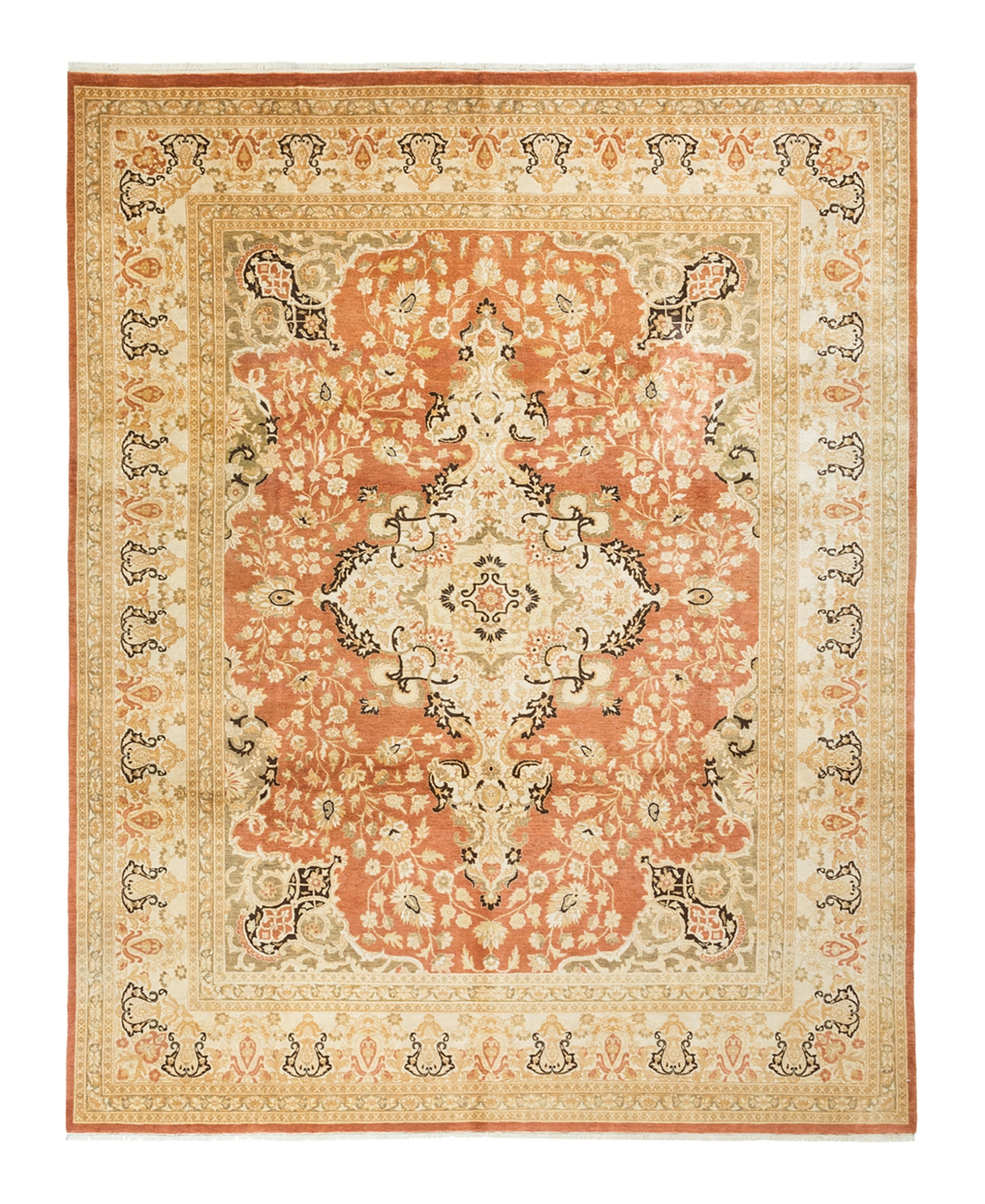 Closeout! Adorn Hand Woven Rugs Mogul M1440 8'1in x 10'1in Area Rug - Bronze