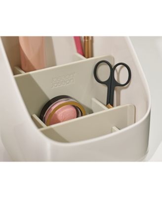 Viva Pedestal Mirror with Cosmetic Organizer