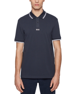 Boss Men's Cotton-Pique Polo Shirt