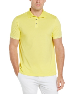 Men's Heathered Short Sleeve Polo Shirt