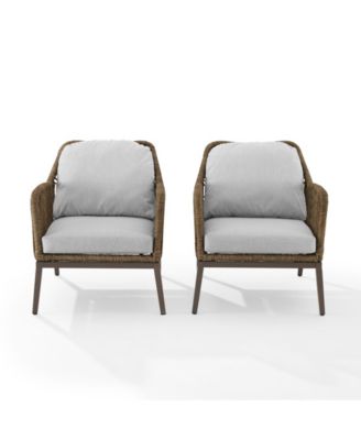 Haven Outdoor Wicker Armchair Set, 2 Piece