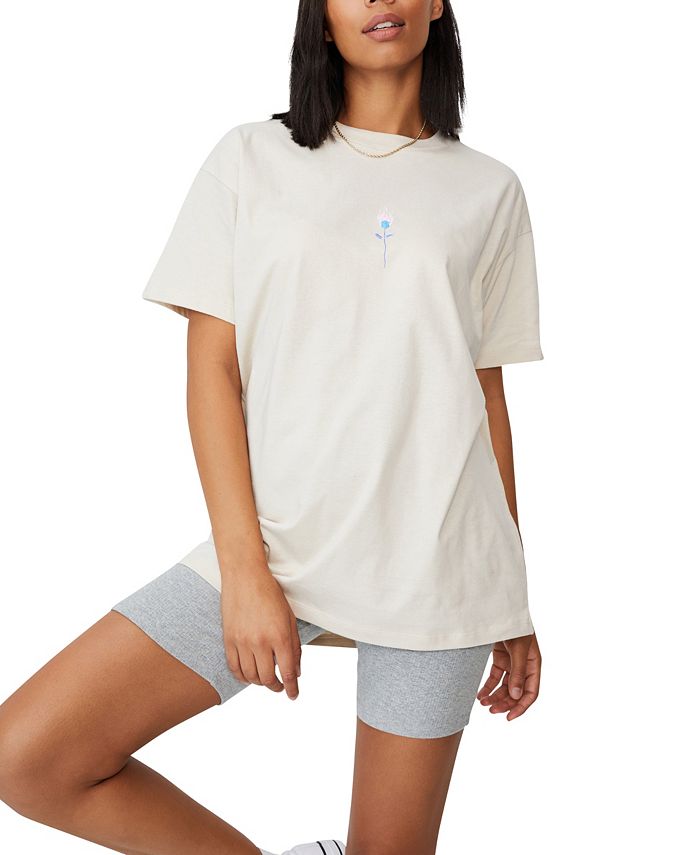 Relaxed Boyfriend Shirt Messy Dot - Pinecone