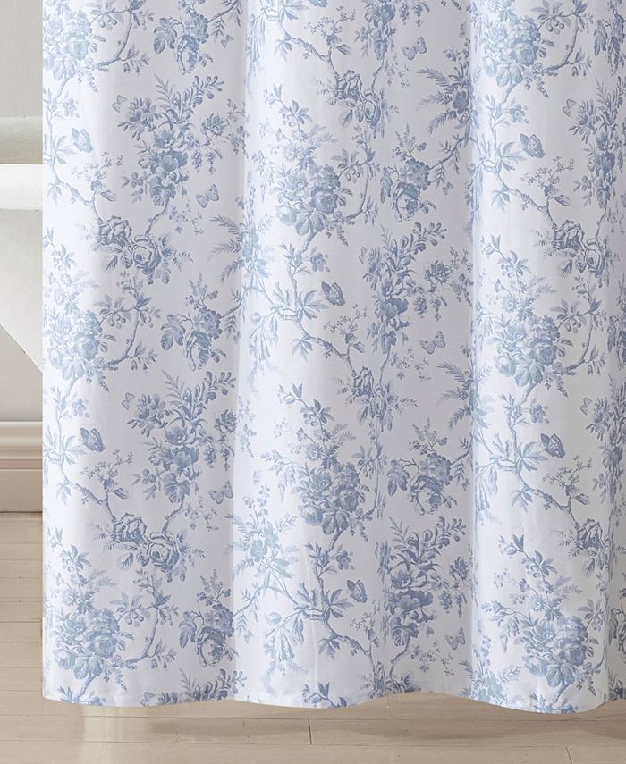 Laura Ashley Walled Garden Shower Curtain, 72" x 72" Macy's