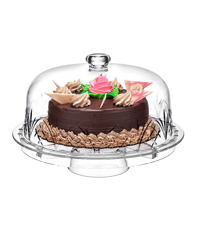 Godinger Dublin Acrylic 6 in 1 Cake Plate Macy's