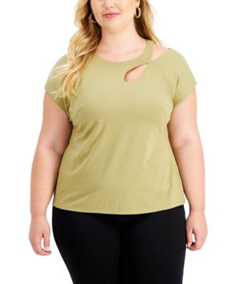 INC International Concepts - Plus Size Cut-Out Top