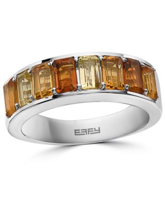 EFFY Collection - Citrine (1-5/8 ct. t.w.) & Lemon Quartz (1/4 ct. t.w.) Band in Sterling Silver