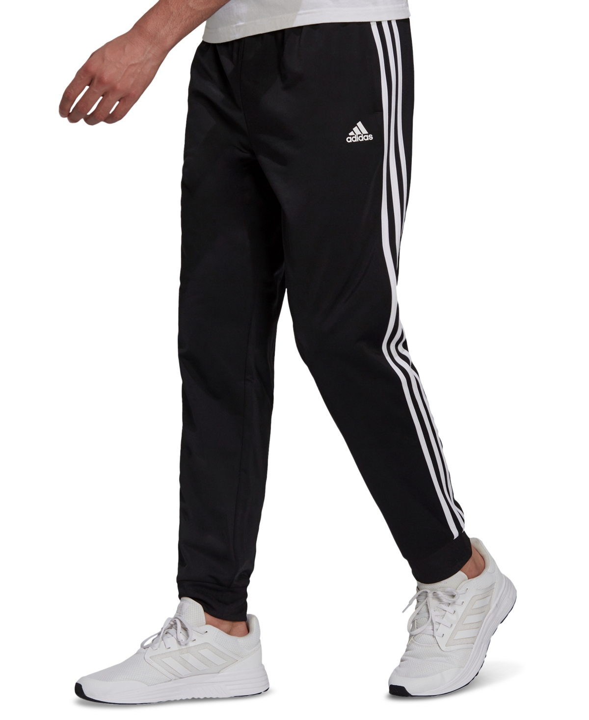 Adidas Originals Men's Tricot Jogger Pants In Black,white