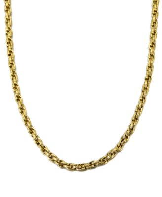 Esquire Men's Jewelry - Triple Woven Link 22" Chain Necklace