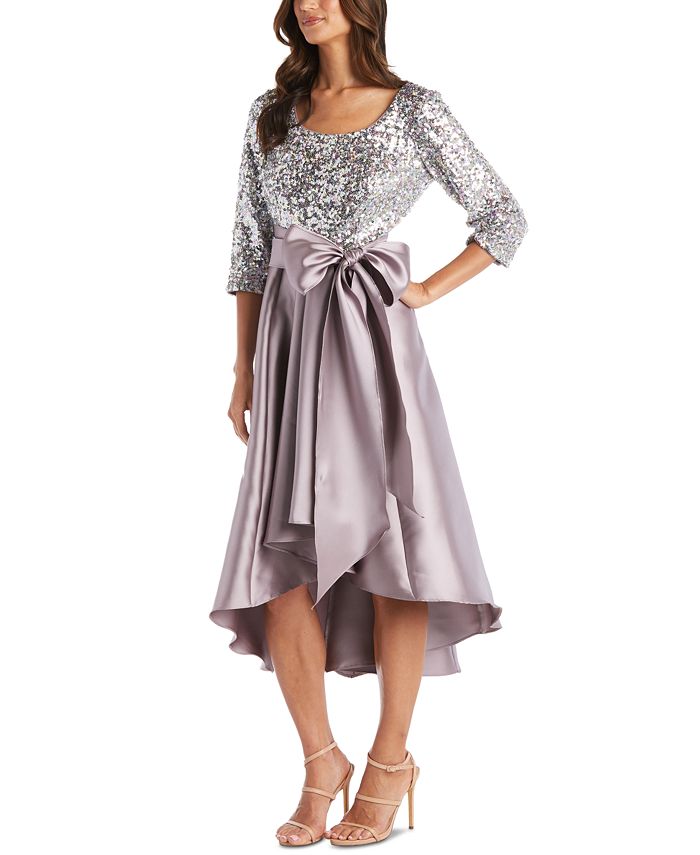 r and m richards high low dress