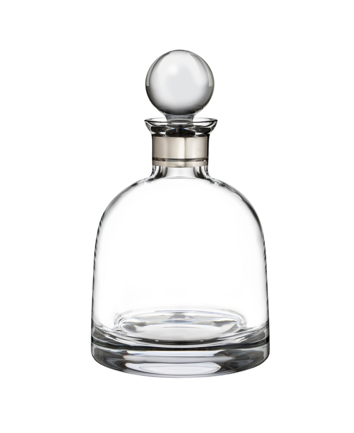 Waterford Elegance Round Stopper Short Decanter, 37.2 oz In Clear