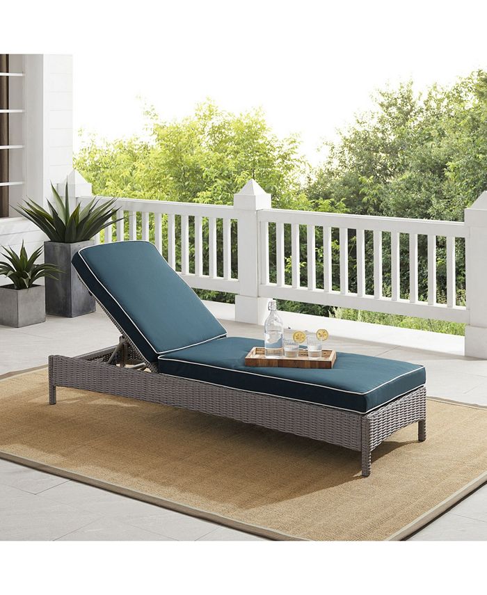 Crosley Bradenton Outdoor Wicker Chaise Lounge & Reviews Furniture