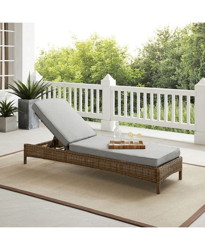 Crosley Bradenton Outdoor Wicker Chaise Lounge Macy's