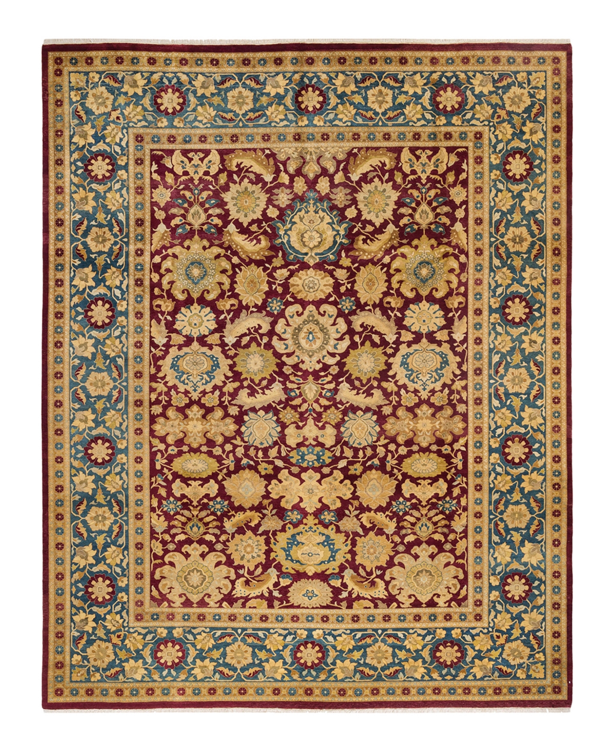 Closeout! Adorn Hand Woven Rugs Mogul M1207 9'3in x 12' Area Rug - Burgundy