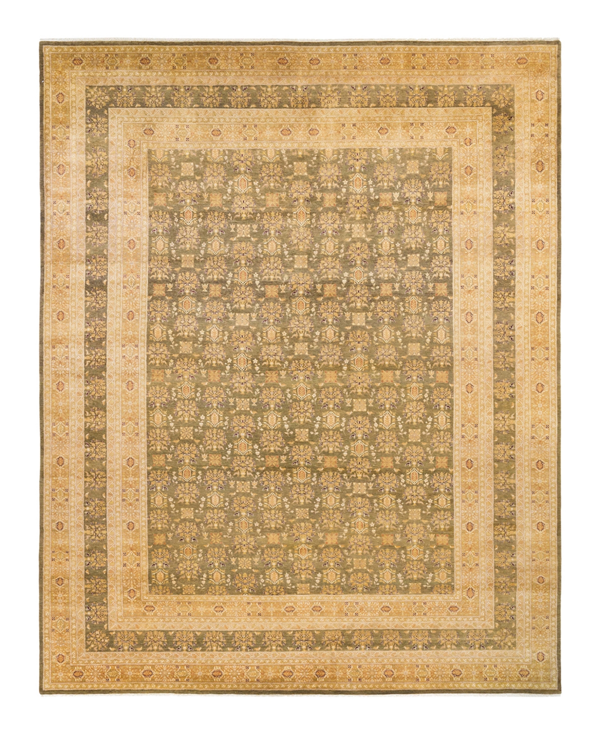 Closeout! Adorn Hand Woven Rugs Mogul M1399 9'4in x 12'2in Area Rug - Olive