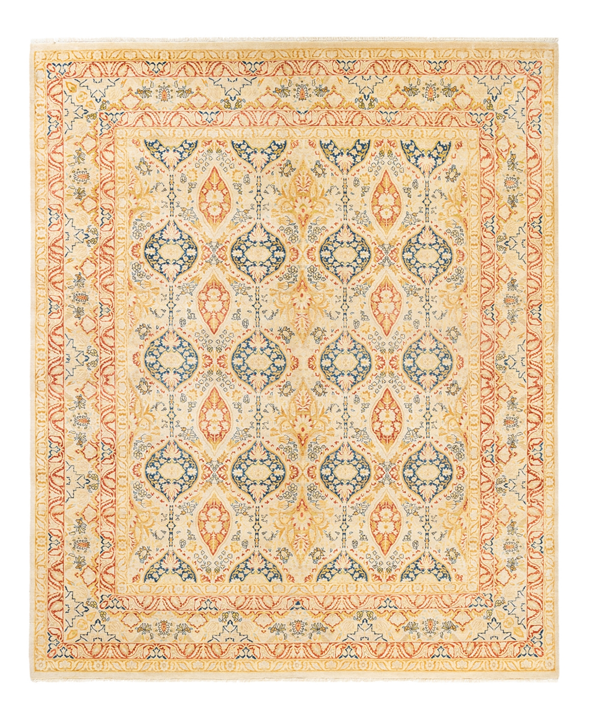 Closeout! Adorn Hand Woven Rugs Mogul M1422 8'3in x 10'4in Area Rug - Ivory