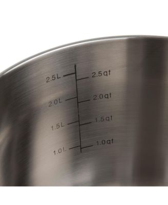 Contemporary 3-Ply, 3.4-Quart Stainless Steel Sauce Pan