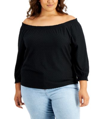 macys plus size tops clearance