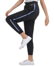 Women's Luxe Street Active Stretch Jogger Pants with Logo Trim