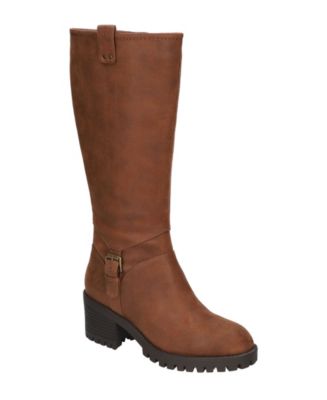 Bella Vita Women's Lorielle Lug Sole Wide Calf Tall Boots - Macy's