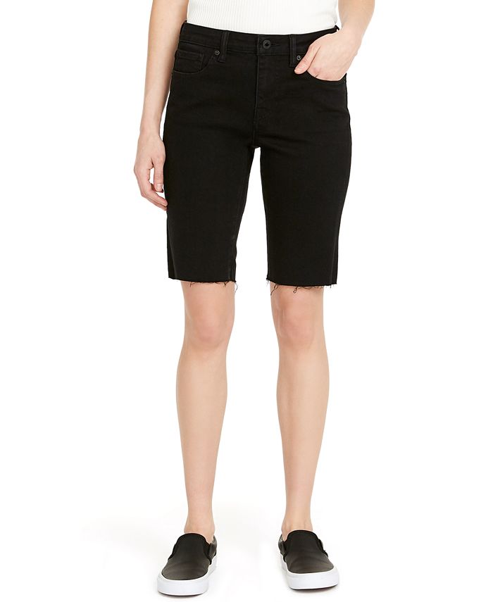 Buffalo David Bitton MidRise Denim CutHem Boyfriend Shorts Macy's