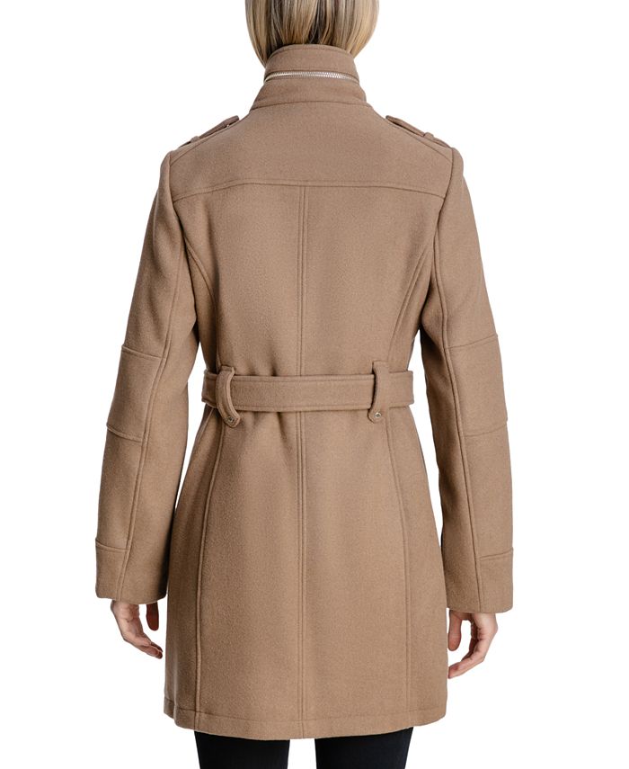 Michael Kors Womens Asymmetrical Belted Coat Created For Macys And Reviews Coats And Jackets