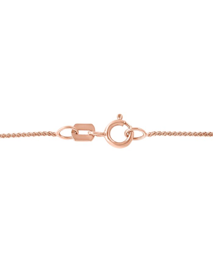 LALI Jewels - Multi-Gemstone (2-7/8 ct. t.w.) & Diamond (1/5 ct. t.w.) Double Drop 18" Pendant Necklace in 14k Rose Gold