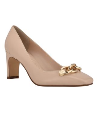 calvin klein gold pumps