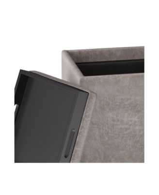 Rockwood Cube Storage Ottoman with Tray