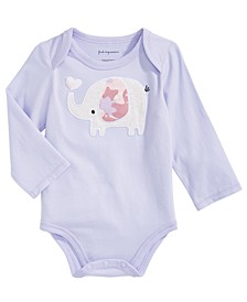 Baby Girls Elephant Bodysuit, Created for Macy's