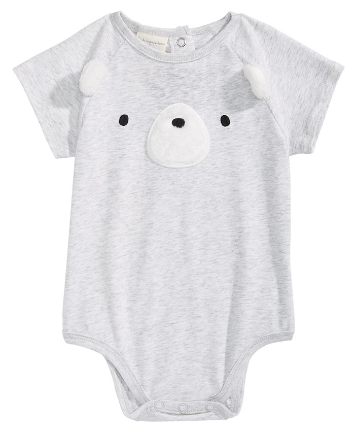 First Impressions Baby Boys Bear Bodysuit, Created for Macy's Macy's