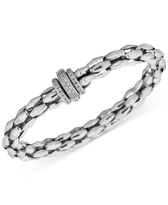 Macy's sterling outlet silver bangle bracelets