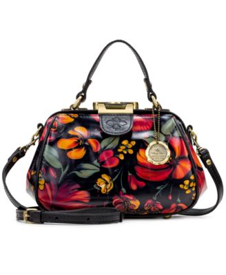 Patricia Nash Antica Leather Frame deals Floral Bag-Crossbody or Handbag