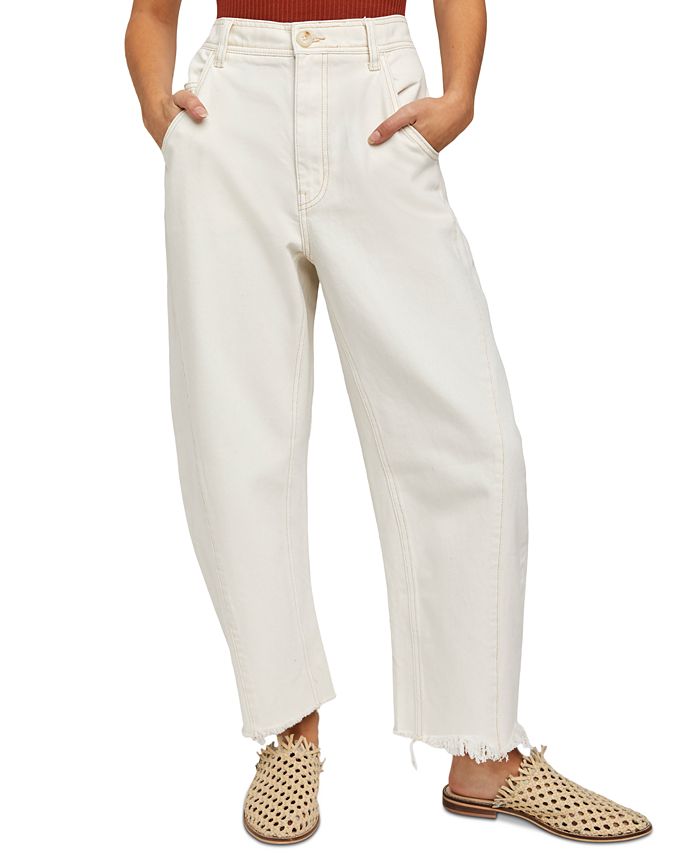 Free People Extreme Cotton Barrel Jeans - Macy's