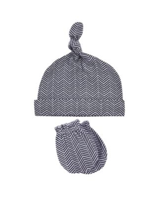 Essential 8-Piece Set Knotted Beanie Hats and Anti-Scratch Mitts