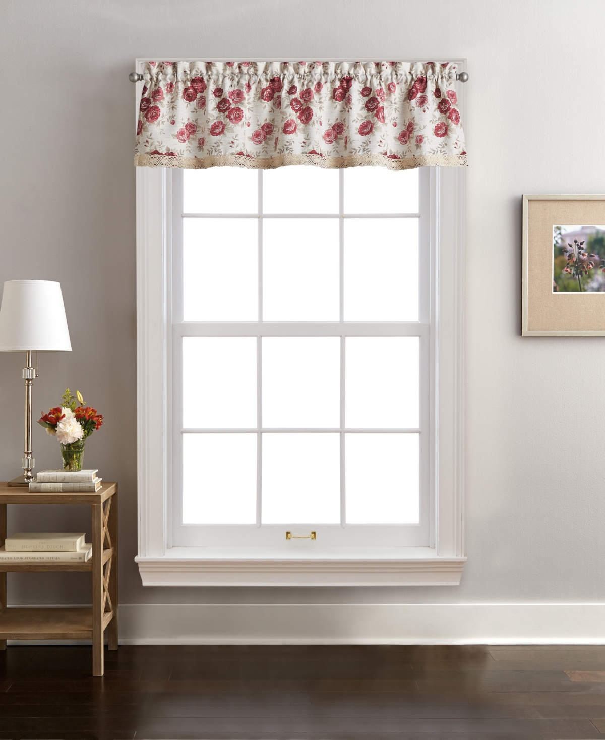 Curtainworks Rose Tailored Valance, 14" x 54"