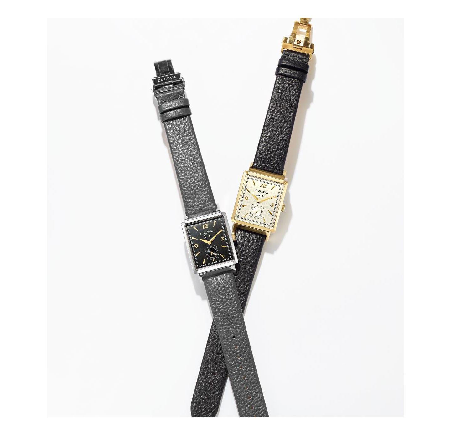 Мужские наручные часы Bulova Frank Sinatra My Way с серым кожаным ремешком, 29.5 x 47 мм — фото 3