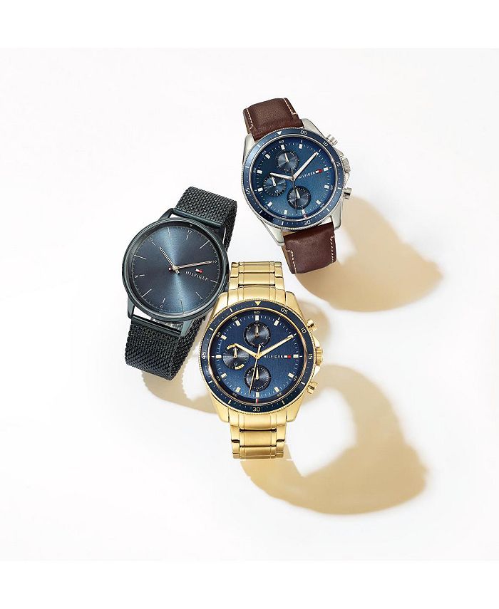 tommy hilfiger men's mesh watch