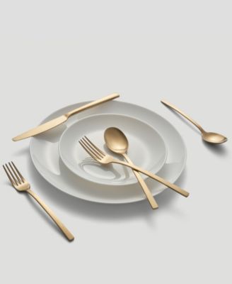 Beacon Gold Satin 20-Piece Flatware Set, Service for 4