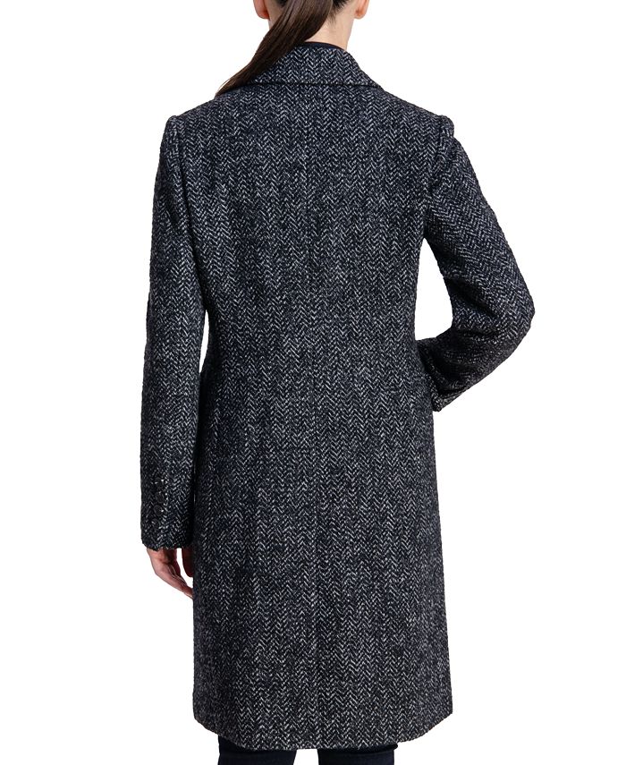 Michael Kors Women's Single-Breasted Walker Coat, Created for Macy's ...