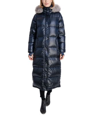 michael kors long down coat