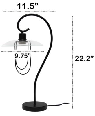 Modern Metal Scroll Table Lamp