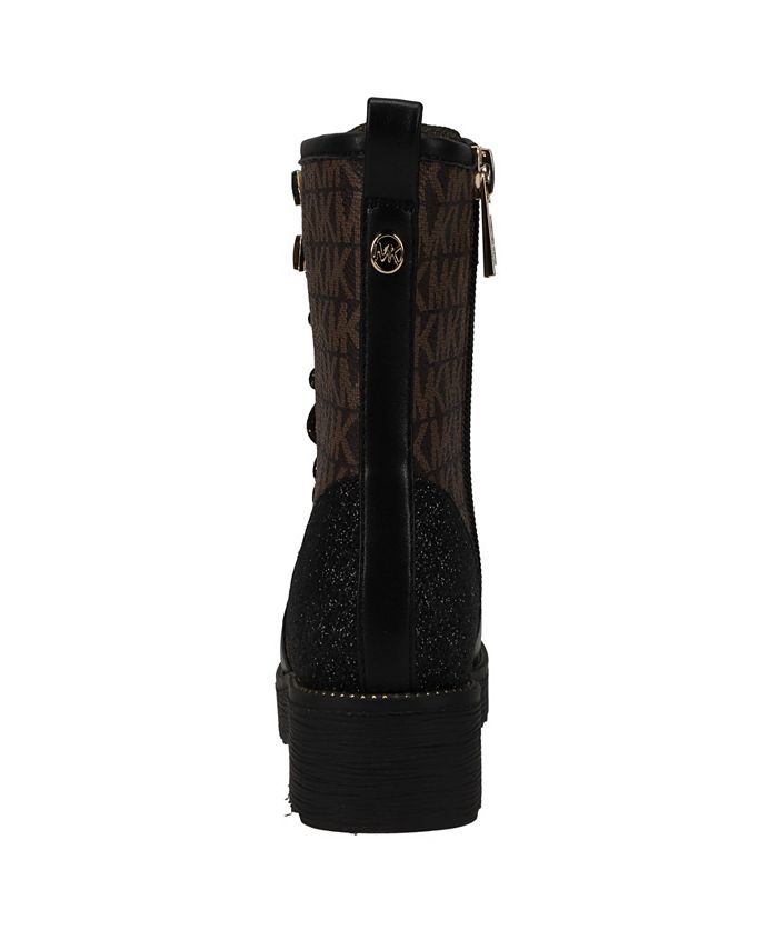 michael michael kors haskell glitter combat boot